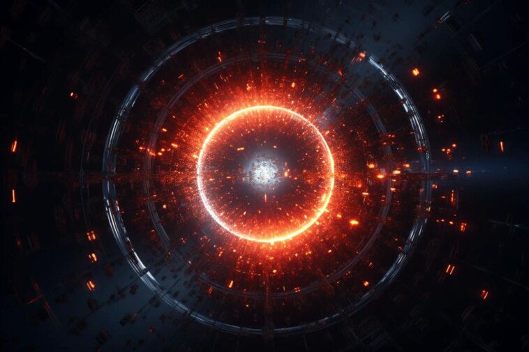 Dark Matter Photon Particle Physics Art Concept Illustration