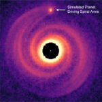 Protoplanetary Disk With Spiral Arms