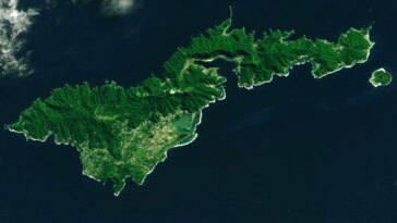 Landsat Image of American Samoa’s Tutuila Island
