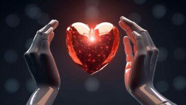 Artificial Intelligence Robot Heart