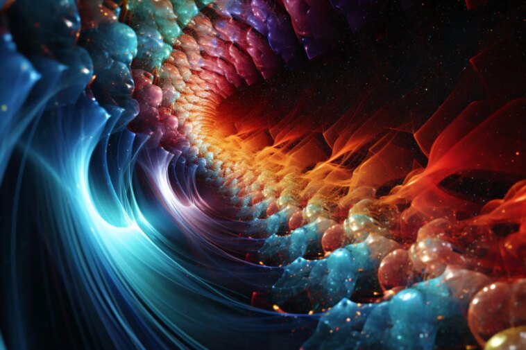 Abstract Biophysics Concept