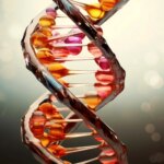 Complex Genetic Code DNA Concept Illustration