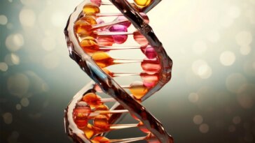 Complex Genetic Code DNA Concept Illustration