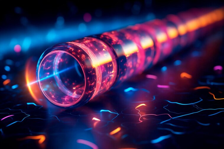 Miniature Particle Accelerator Art Concept