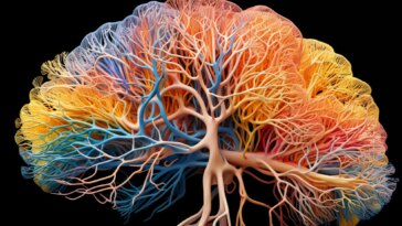 Brain Mapping Art Concept