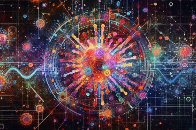 EVEscape : la révolution de l'IA dans la prévision des variantes virales avant leur apparition AI Virus Variant Prediction Concept