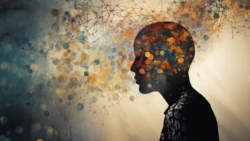 Analyzing Depression Art Concept Illustration