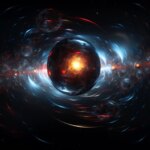 Dark Matter Photon Particle Physics Concept Illustration