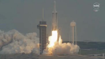 NASA Psyche and DSOC Experiment Liftoff