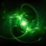 Longevity Green Glow Abstract