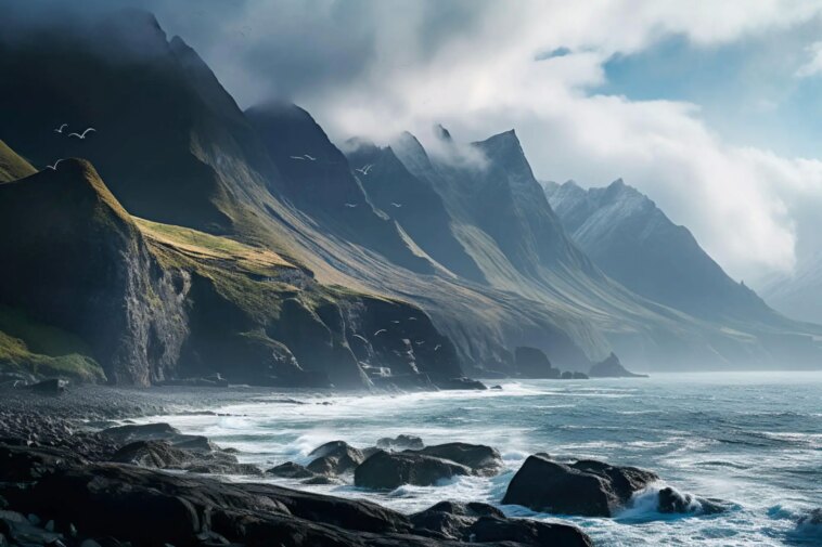 Mountains Coastline