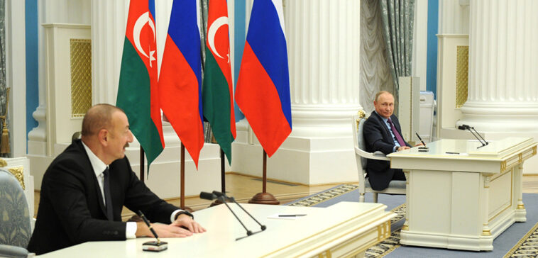 Les actions de l'Azerbaïdjan au Haut-Karabakh représentent son moment « russe » cc kremlin.ru, modified, http://en.kremlin.ru/events/president/news/67837