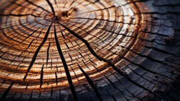 Tree Rings Science Concept Illustration Art