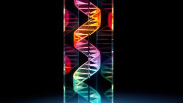DNA Inside Glass