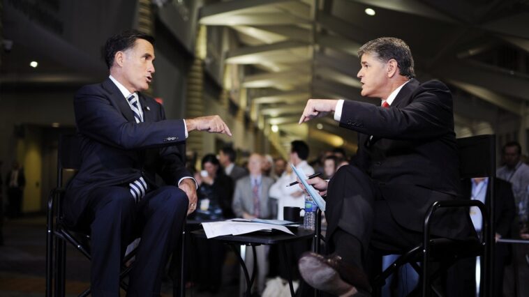 Mitt Romney a un gros problème avec Sean Hannity Mitt Romney a un gros problème avec Sean Hannity