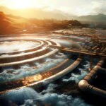 Wastewater Treatment Plant Art Concept