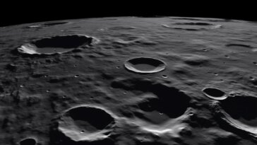 Moon Surface Art Concept