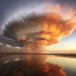 Pluies de plastique : les microplastiques cachés obscurcissent notre ciel Clouds Concept Art Illustration