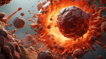 Cell Destruction Art Concept