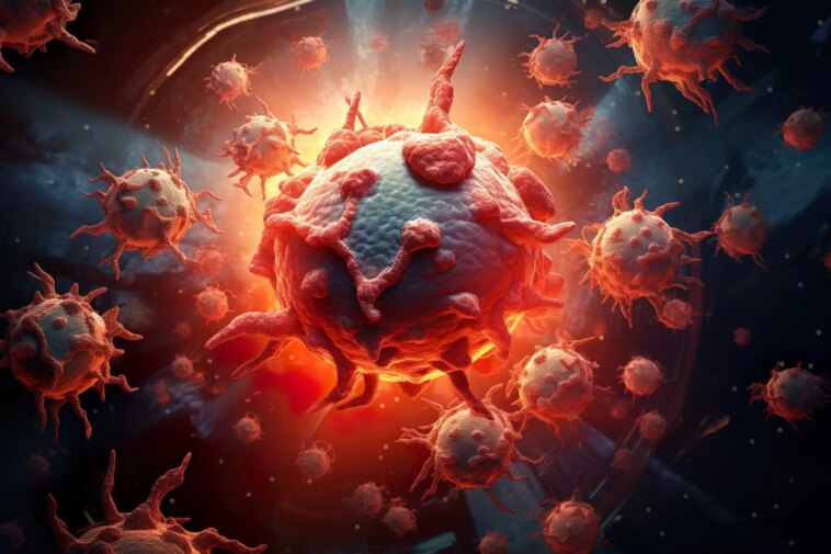 Destroying Cancer Cells Concept Art