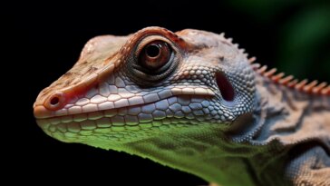 Lizard Close Art Concept