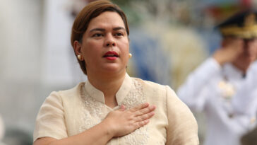 cc National Historical Commission of the Philippines, modified, https://commons.wikimedia.org/wiki/File:Sara_Duterte_@_122nd_anniversary_of_the_Martyrdom_of_Dr._Jose_Rizal_%28872%29.jpg