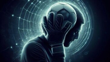 Soccer Player Holding Ball