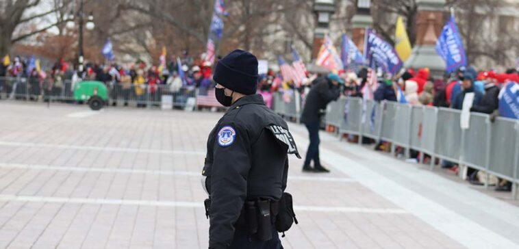 À l’approche de 2024, QAnon est en panne mais pas sorti cc Elvert Barnes wikidata:Q104713920, modified, https://commons.wikimedia.org/wiki/File:Wednesday_afternoon,_6_January_2021_BEFORE_THE_SIEGE_@_U._S._Capitol_Grounds_-_East_Lawns_%26_Plaza_IMG_6272_%2851005059977%29.jpg