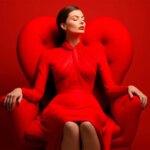 Heart Sitting Illustration