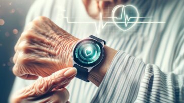 Senior Citizen Fitness Tracker Concept Art