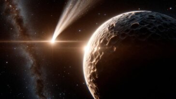 Comet Passing Exoplanet Art Concept