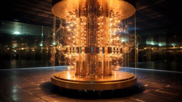 Quantum Computer Technology Concept