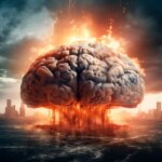 Climate Change Brain Concept Illustration