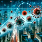 Comment les confinements ont façonné le virus : l'IA découvre les secrets de l'évolution du COVID-19 COVID Virus Evolution Concept Art