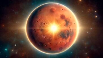 Mars Solar Conjunction Concept