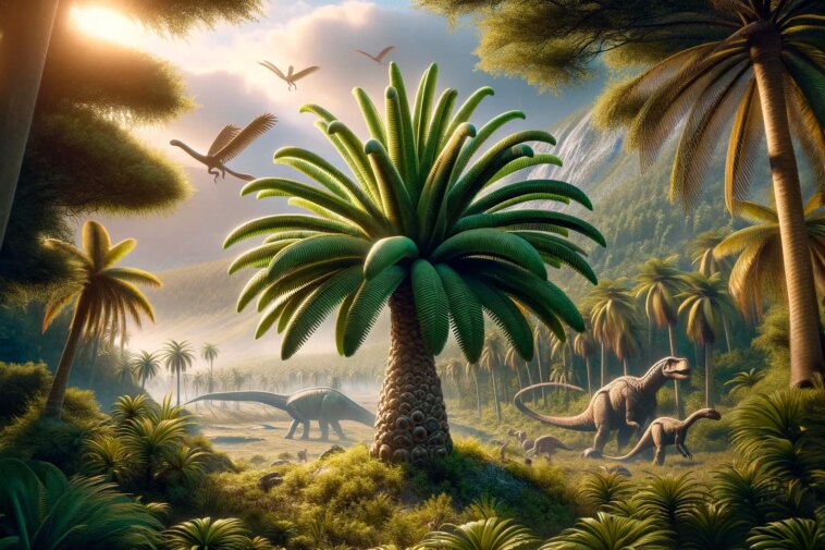 Cycad Plants Dinosaurs Concept Art