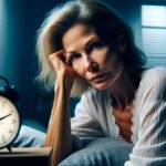 Woman Insomnia Sleep Deficiency Art Concept