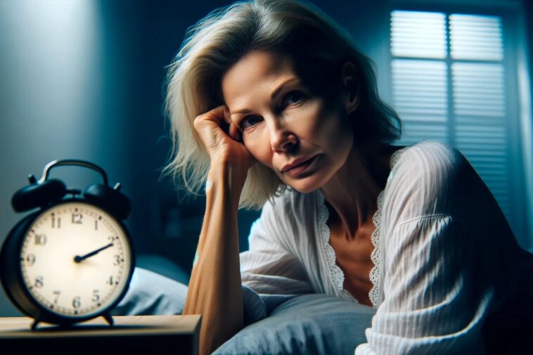 Danger alarmant du diabète : un sommeil insuffisant augmente la résistance à l'insuline chez les femmes Woman Insomnia Sleep Deficiency Art Concept