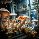 De Star Trek au laboratoire : le véritable défi des champignons en hypergravité Fungi on Space Station Art Concept