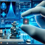 Débloquer les délais les plus rapides de la nature : les lasers ultrarapides réduits à la taille du bout des doigts Laser on Chip Art Concept Illustration