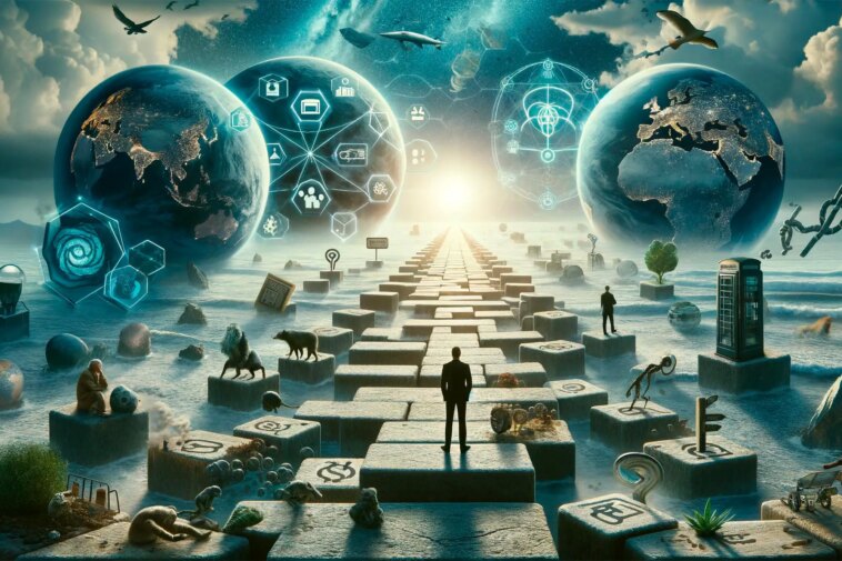 Evolutionary Traps Threatening Humanity Illustration
