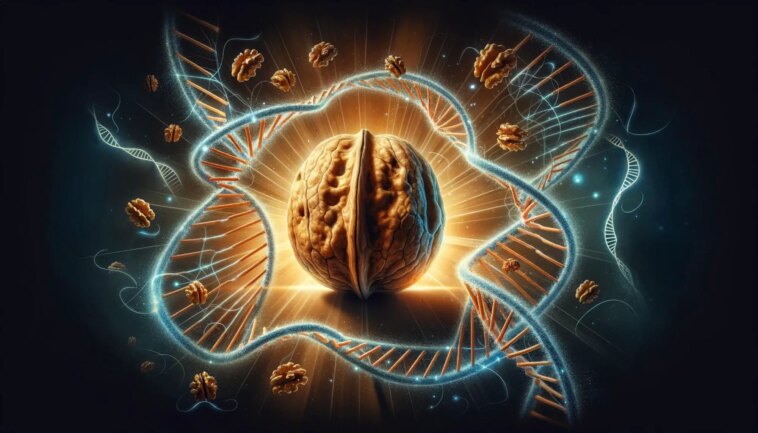 Glowing Walnut DNA