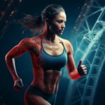 Woman Fitness Technology Concept