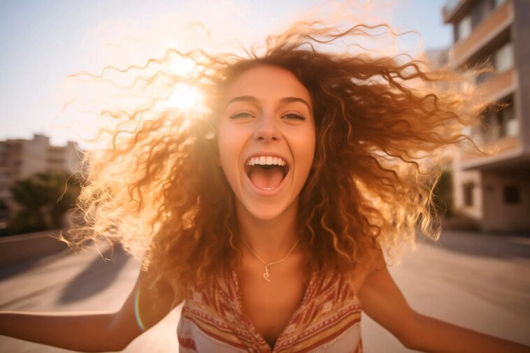 Des secrets qui suscitent la joie : les avantages inattendus de la rétention de bonnes nouvelles Happy Excited Concept Art