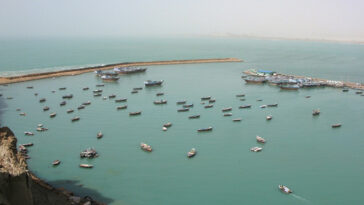 Chabahar Port, cc Beluchistan, modified, https://www.flickr.com/photos/drymountains/5646023308