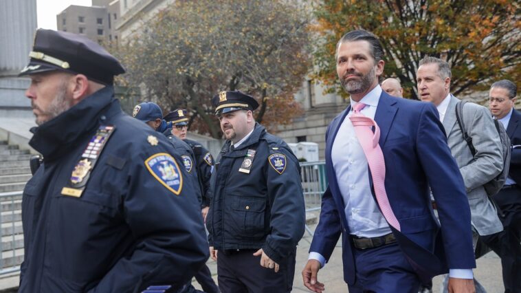 Don Jr. a un souvenir flou des finances de l’organisation Trump : « Je laisse le soin à mes CPA »