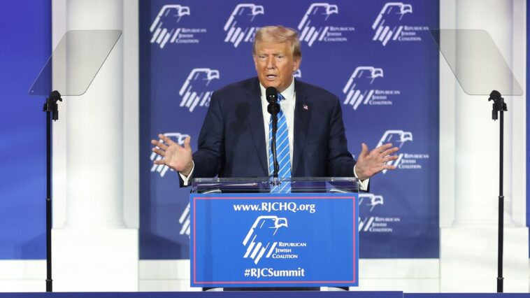 Donald Trump, après avoir critiqué Netanyahu, tente de consolider sa crédibilité pro-israélienne Donald Trump, après avoir critiqué Netanyahu, tente de consolider sa crédibilité pro-israélienne