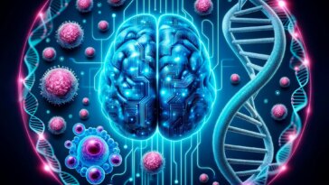 AI Cancer Genetics Art