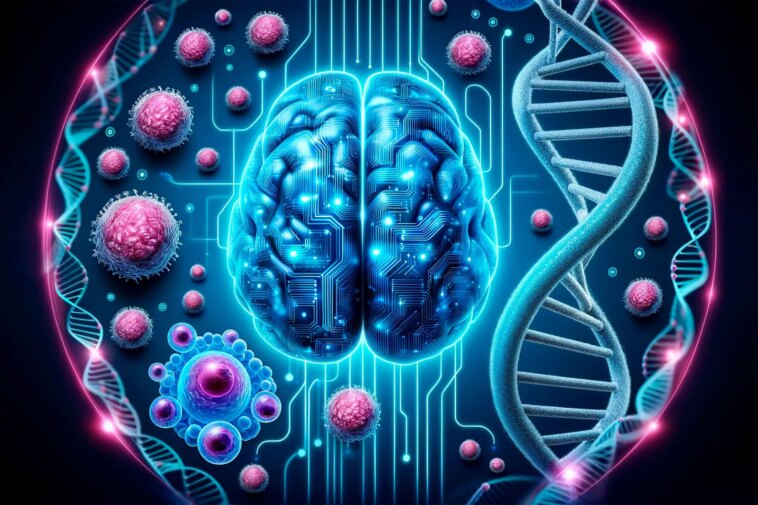 AI Cancer Genetics Art