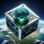 AI Nanosatellite Art Concept